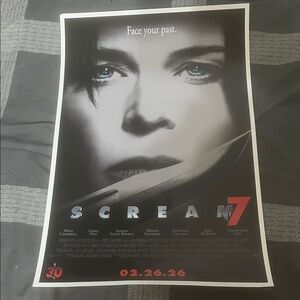 Scream 7 movie poster 12x18 fan night limited